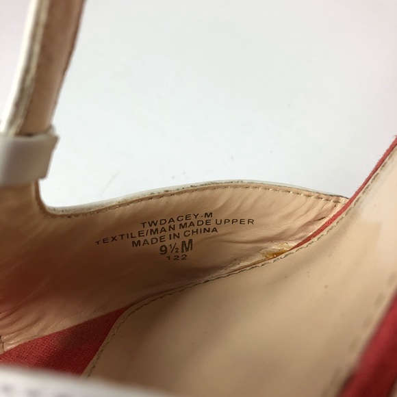 Tommy Hilfiger Summer Peep Toe Cork Wedge Heels - Picture 7 of 8